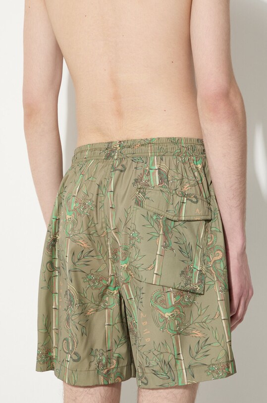 Abbigliamento Maharishi pantaloncini da bagno Dragon Bamboo 1272.OLIVE verde
