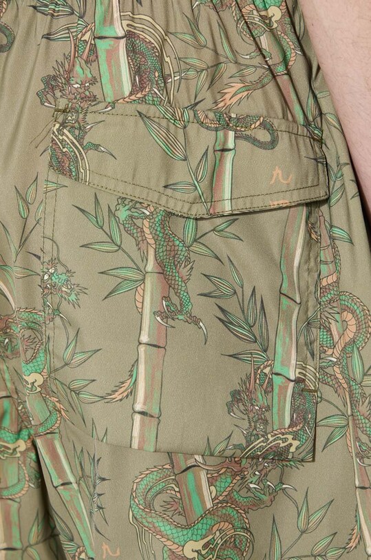 Maharishi pantaloncini da bagno Dragon Bamboo 1272.OLIVE verde
