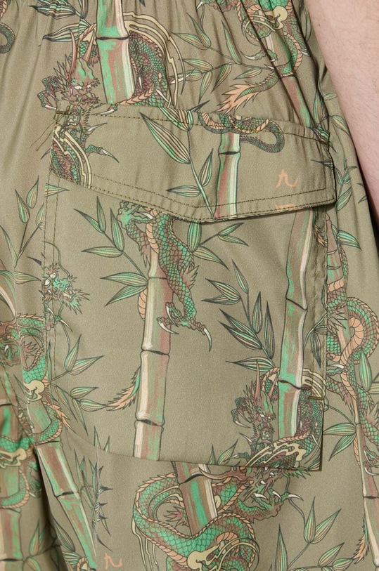 Maharishi pantaloni scurti de baie Dragon Bamboo 1272.OLIVE verde