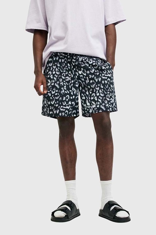 Plavkové šortky AllSaints LANI 2 PK SWIMSHORT 2-pack černá M013WA