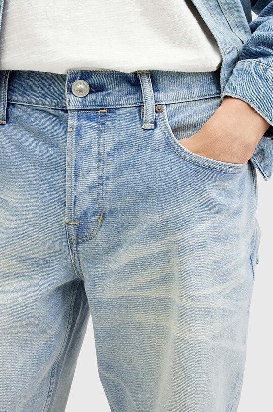 Îmbrăcăminte AllSaints pantaloni scurti jeans SWITCH SHORT M020TA albastru