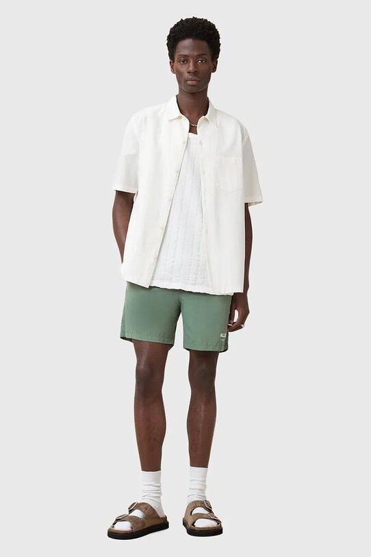 AllSaints pantaloni scurți de baie UNDERGROUND SWIMSHRT Planet friendly verde M012WA