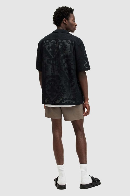 AllSaints szorty kąpielowe UNDERGROUND SWIMSHRT M012WA brązowy