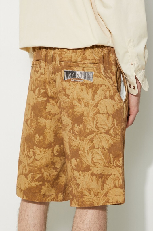Îmbrăcăminte thisisneverthat pantaloni scurti din bumbac Beach Short TN241WSOKS01 galben