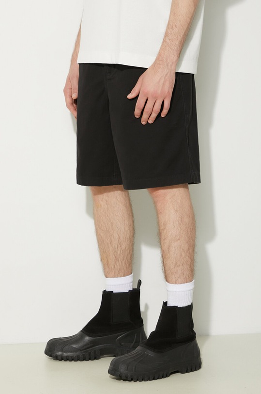 thisisneverthat szorty bawełniane Beach Short czarny TN241WSOKS01