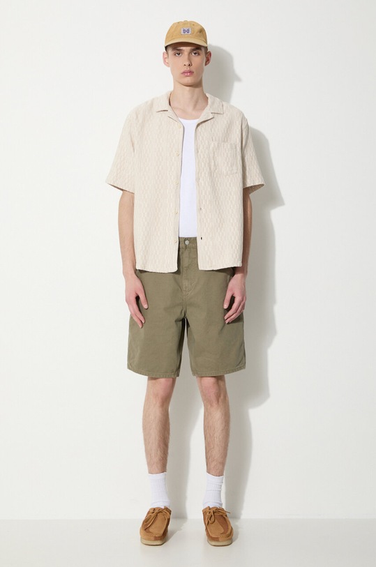 thisisneverthat szorty jeansowe Carpenter Short TN241WSOKS05 zielony SS24