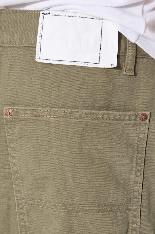 thisisneverthat szorty jeansowe Carpenter Short TN241WSOKS05 zielony