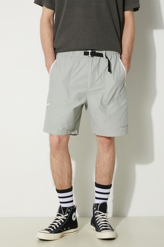 thisisneverthat szorty Hiking Short tkanina szary TN241WSOOS02