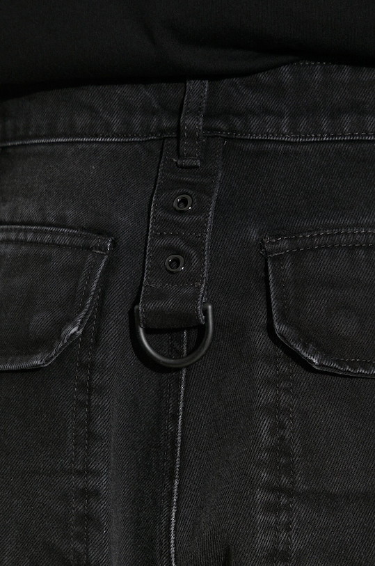 Τζιν σορτς VETEMENTS Multipocket Cargo Denim Shorts UE64SS100B μαύρο