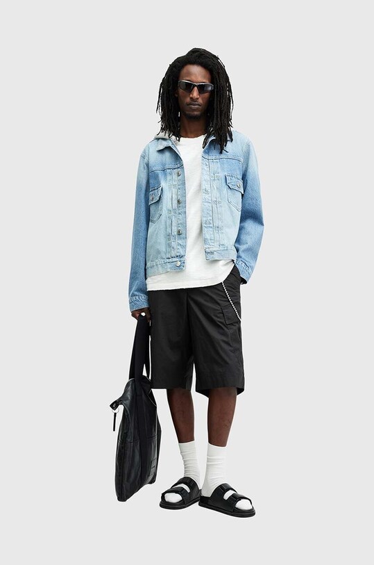 AllSaints szorty bawełniane ARDY M026TA