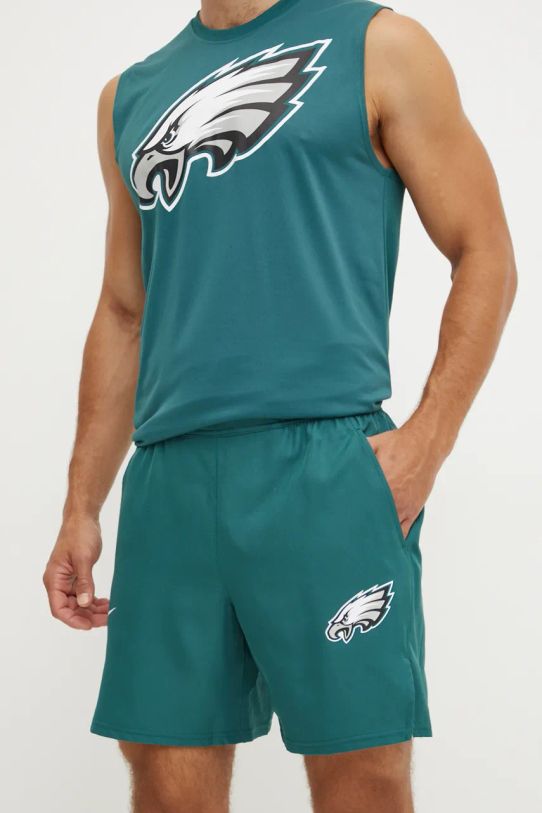 Nike szorty treningowe Philadelphia Eagles tkanina turkusowy 01NA.3JD.86.DFM