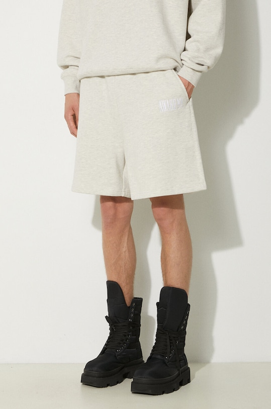 Bavlnené šortky Awake NY Awake Sweatshort sivá SP24.PA006