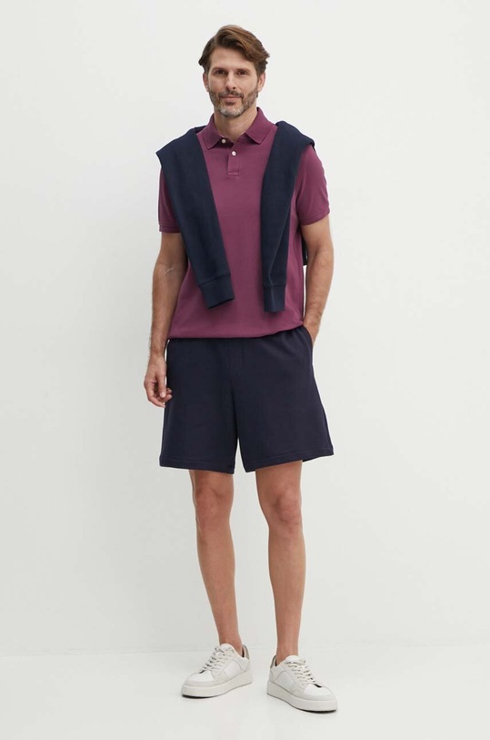 Armani Exchange pantaloni scurti din bumbac 3DZSHH.ZJGGZ bleumarin SS24