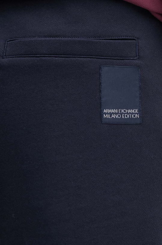 Armani Exchange pantaloni scurti din bumbac bleumarin 3DZSHH.ZJGGZ