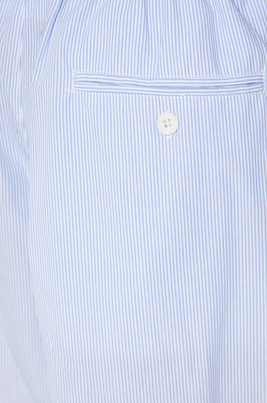 Βαμβακερό σορτσάκι MKI MIYUKI ZOKU Striped Shorts STRIPED.SHORTS μπλε