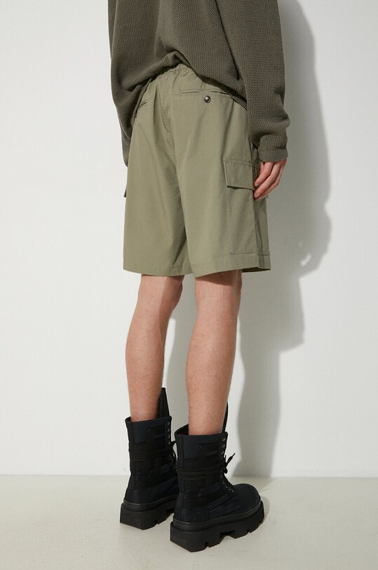 Îmbrăcăminte MKI MIYUKI ZOKU pantaloni scurti din bumbac Ripstop Cargo Shorts RIPSTOP.CARGO.SHORTS verde