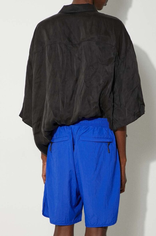Îmbrăcăminte MKI MIYUKI ZOKU pantaloni scurti Crinkle Nylon Track Shorts CRINKLE.NYLON.TRACK.SHO albastru