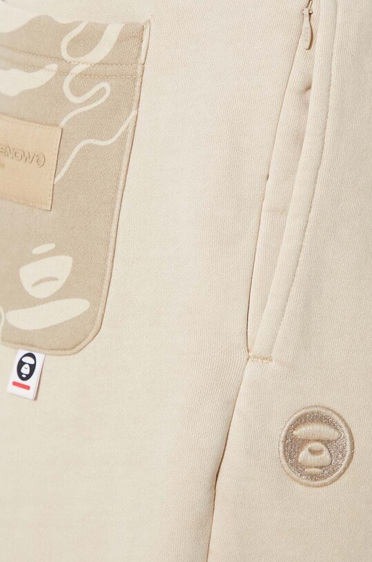 AAPE cotton shorts AAPSPMA675XXM beige
