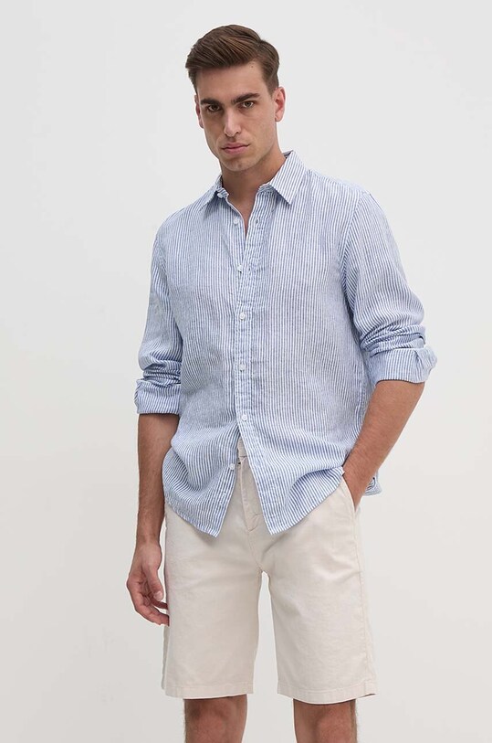 Λινό σορτς Guess μπεζ M4GD02.WFBXA