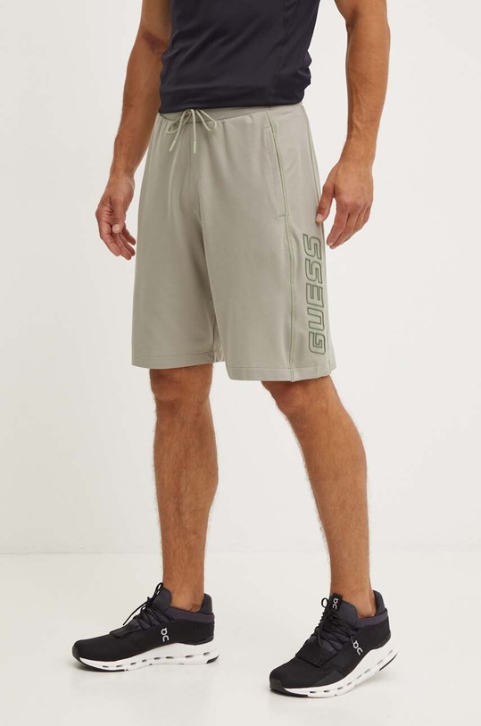Guess szorty dzianina zielony Z4GD10.KC582