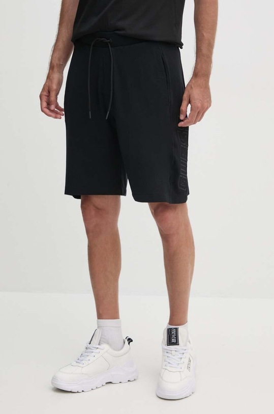 Guess szorty dzianina czarny Z4GD10.KC582