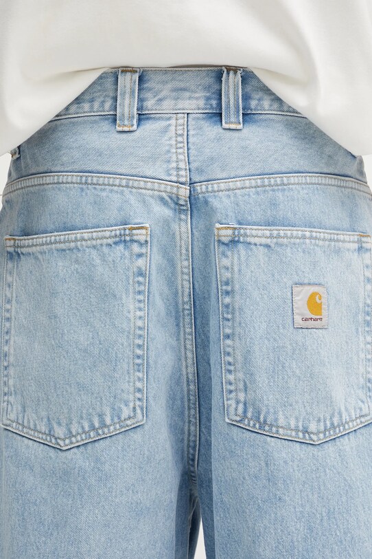 Τζιν σορτς Carhartt WIP Brandon Short μπλε I031921.01A3