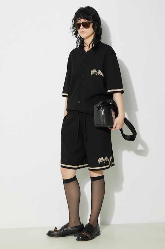 Filling Pieces pantaloncini Knit Short 88213661946 nero SS24