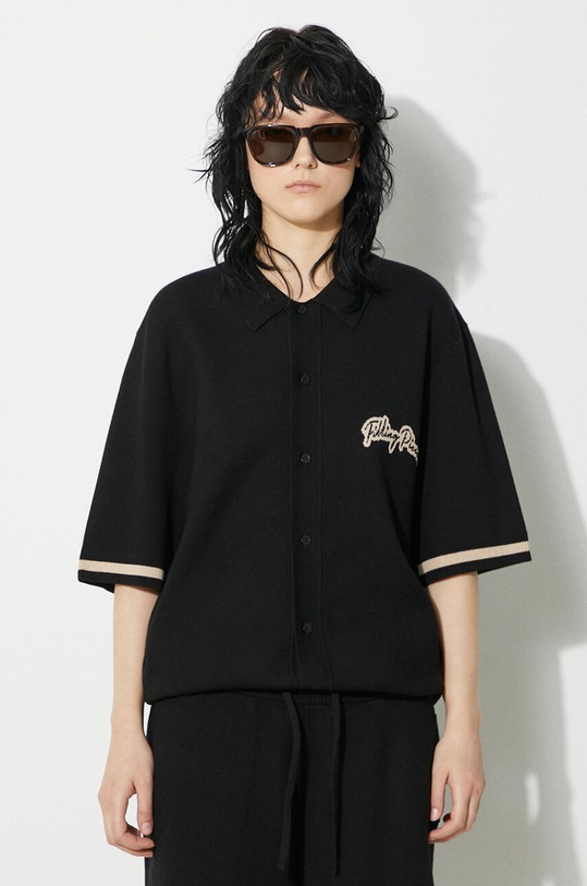 Filling Pieces kardigan pozostałe czarny 98713661861