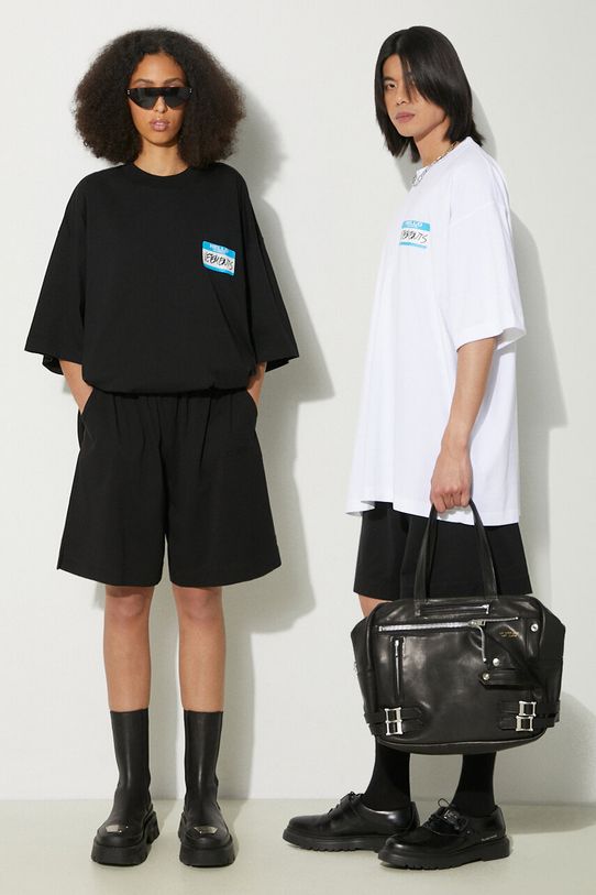 VETEMENTS cotton shorts Jersey Shorts cotton black UE64SS700B