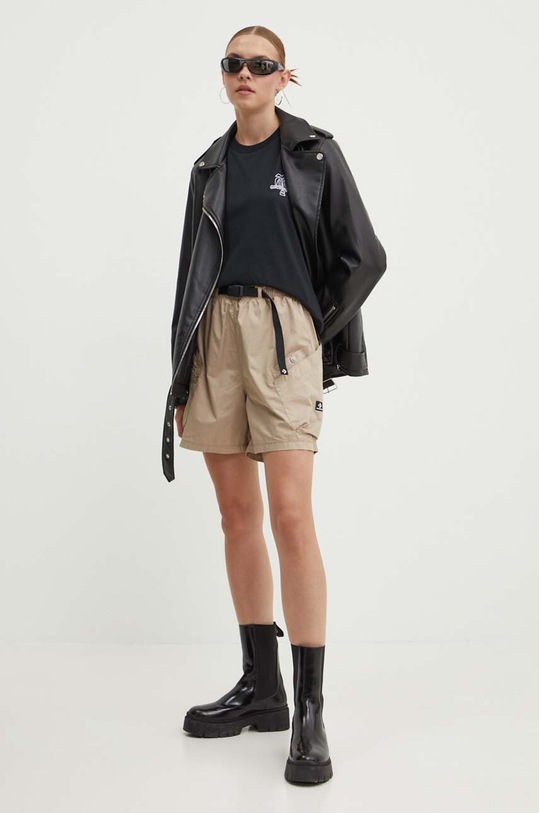 Converse szorty bawełniane 10026395.A06 beżowy SS24