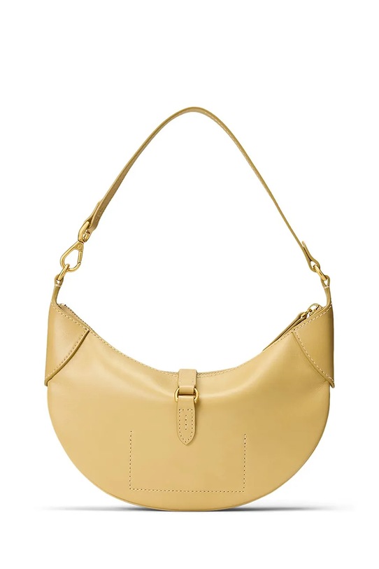 Polo Ralph Lauren torebka rogal damska skórzana 428871248 żółty SS26