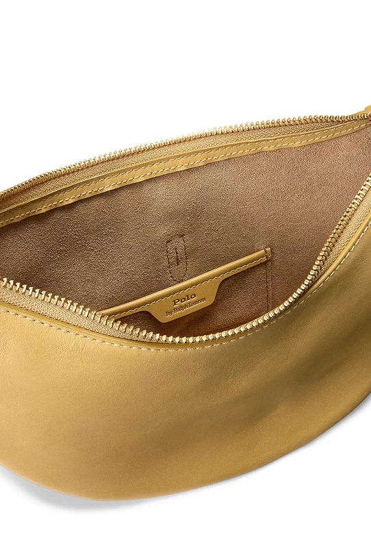 Polo Ralph Lauren torebka rogal damska skórzana 428871248 żółty