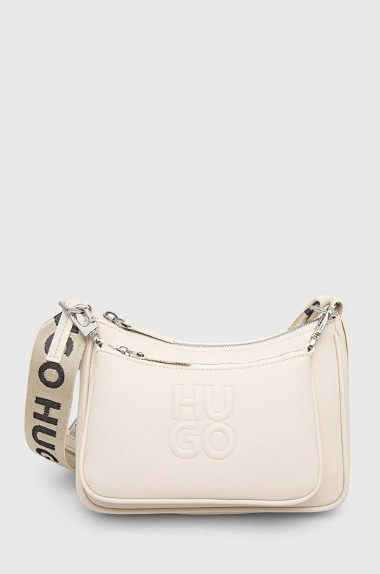 HUGO torebka nie mieści A4 beżowy 50513112
