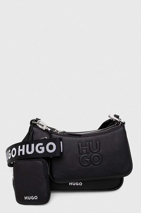 HUGO torebka nie mieści A4 czarny 50513112