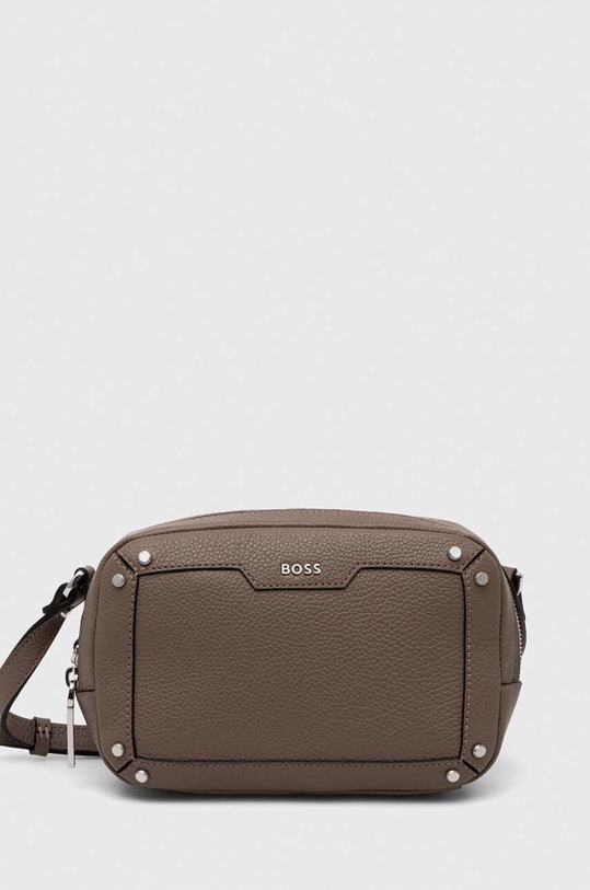 BOSS torebka nie mieści A4 beżowy 50499133