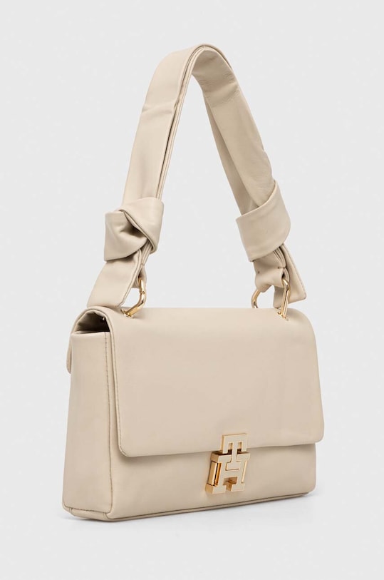 Tommy Hilfiger torebka skórzana AW0AW15685 beżowy SS24