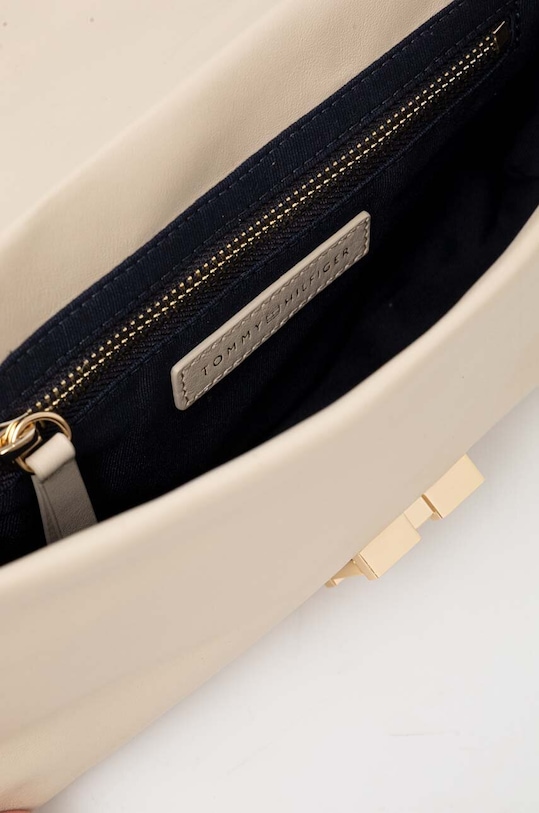 Tommy Hilfiger torebka skórzana AW0AW15685 beżowy