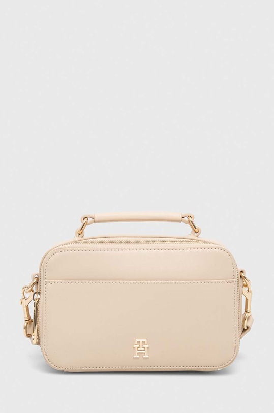 Tommy Hilfiger torebka nie mieści A4 beżowy AW0AW15689