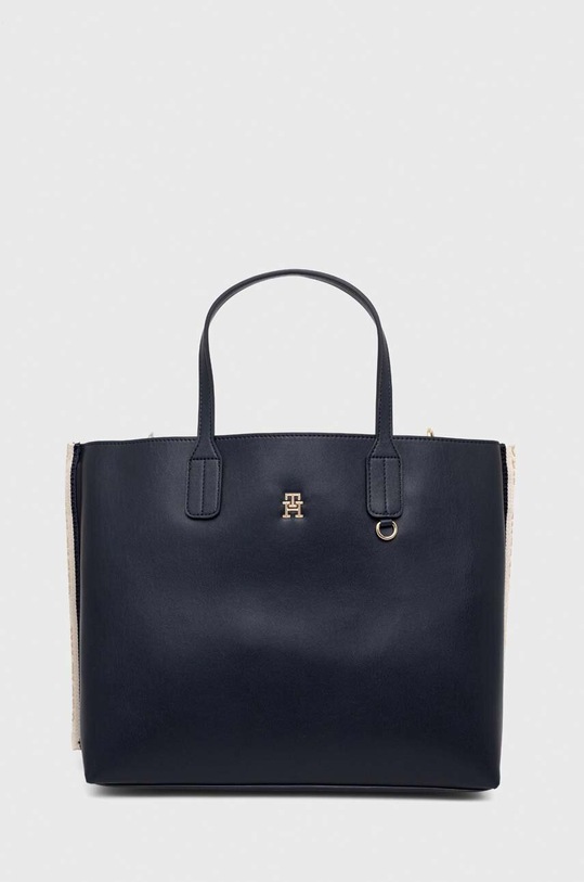 Τσάντα Tommy Hilfiger συνθετικό σκούρο μπλε AW0AW15692