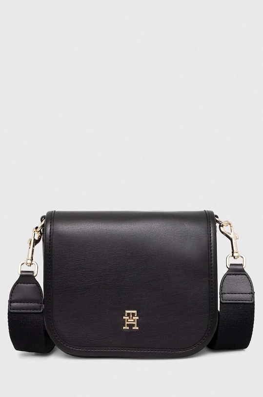 Tommy Hilfiger torebka nie mieści A4 czarny AW0AW15694