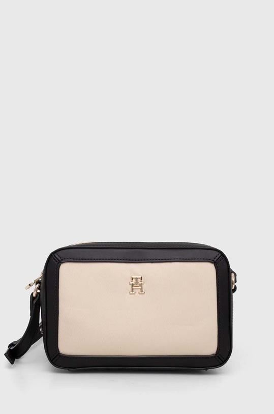 Tommy Hilfiger torebka nie mieści A4 beżowy AW0AW15701