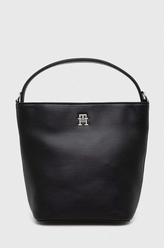 Tommy Hilfiger kézitáska szintetikus bőr fekete AW0AW15706