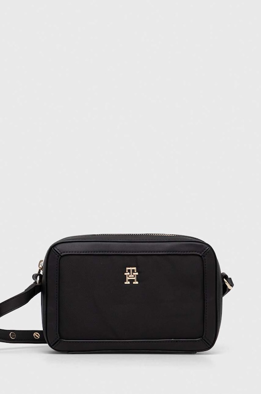 Tommy Hilfiger torebka nie mieści A4 czarny AW0AW15716