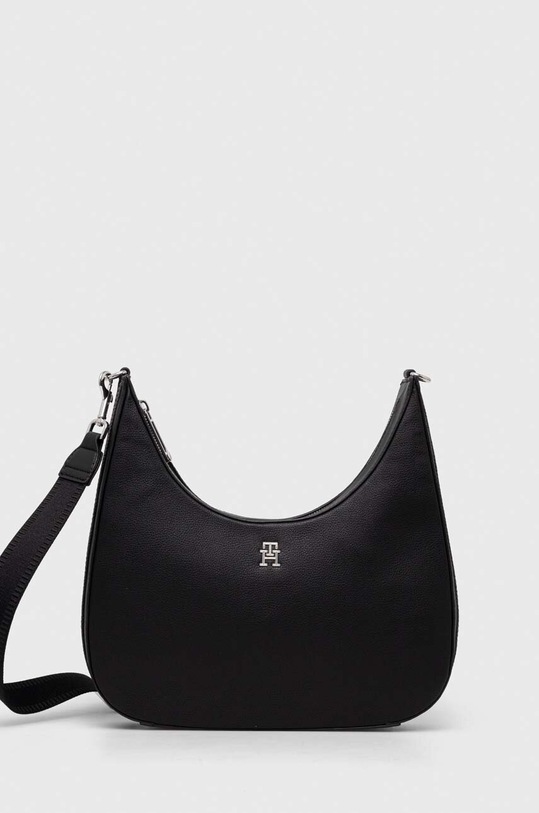 Tommy Hilfiger kézitáska szintetikus bőr fekete AW0AW15723