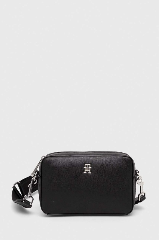 Tommy Hilfiger torebka nie mieści A4 czarny AW0AW15724