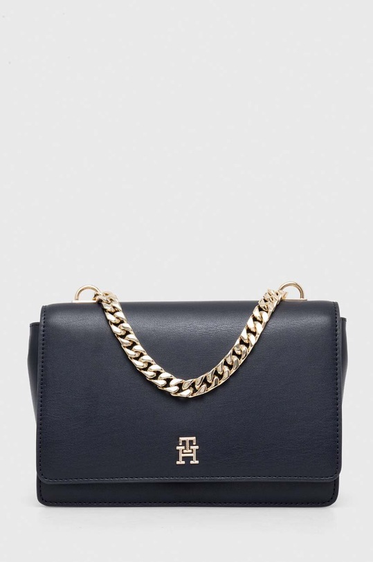 Tommy Hilfiger torebka nie mieści A4 granatowy AW0AW15725