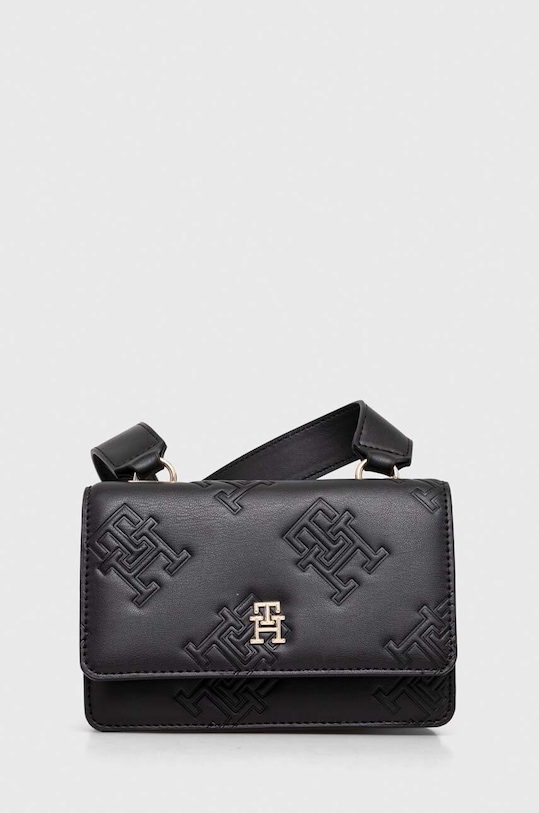 Tommy Hilfiger torebka nie mieści A4 czarny AW0AW15727