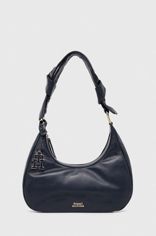 Tommy Hilfiger bőr táska nappa bőr sötétkék AW0AW16073