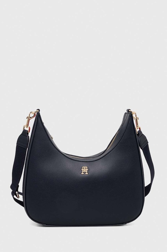 Tommy Hilfiger torebka nie mieści A4 granatowy AW0AW16088
