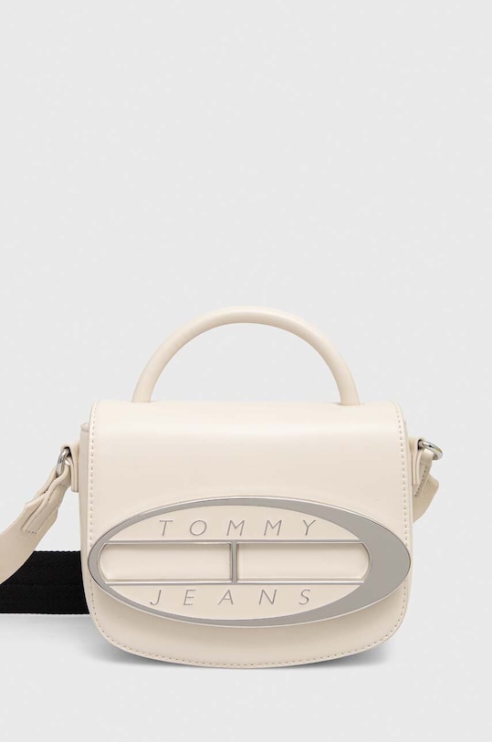 Tommy Jeans torebka aplikacja beżowy AW0AW15811